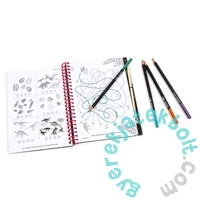 Dinoszauruszok Kreatív képkarcoló és színező készlet - Bing and Bad