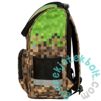Minecraft mintás ergonomikus iskolatáska - Game II - Future by BackUp