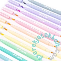 Kidea 12 színű kétoldalú pasztell ecset filctoll