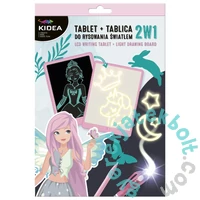 Kidea 2 az 1-ben LCD kijelzős rajztábla - rózsaszín (TTDRSA1KA)