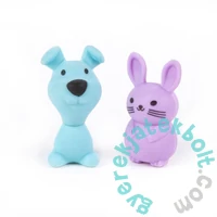 Kidea 2 db-os állatfigurás radírgumi - Kutya, nyuszi