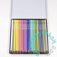 Kidea 24 színű színes ceruza fém dobozban - Pasztell (KPTMP24KA)