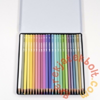 Kidea 24 színű színes ceruza fém dobozban - Pasztell