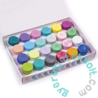 Kidea 24 színű tégelyes plakát festék készlet - Pasztell