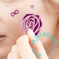 Kidea 4 színű arcfesték készlet matricákkal - Hercegnős