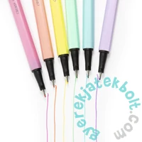 Kidea 6 db-os színes tűfilc - pasztell