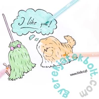 Kidea 6 színű kétoldalú pasztell ecset filctoll