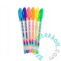 Kidea 6 db-os zselés toll - fluoreszkáló