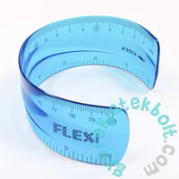 Kidea flexibilis vonalzó - 20 cm - Kék