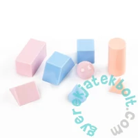 Kidea Geometriai alakzatok 3D 8 db-os készlet - pasztell (M3DFGAKA)
