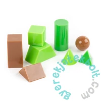 Kidea Geometriai alakzatok 3D 8 db-os készlet - pixel game (M3DFGBKA)
