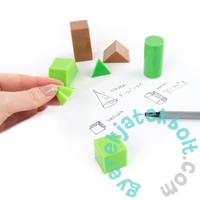 Kidea Geometriai alakzatok 3D 8 db-os készlet - pixel game (M3DFGBKA)