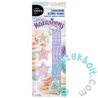 Kidea grafit ceruza - 3 db-os - illatos radírral - Macaroons (ZAGOMAKA)