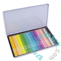 Kidea háromszög színes ceruza fém dobozban - Pasztell - 36 db-os