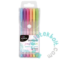 Kidea hatszínű zselés toll - Pasztell