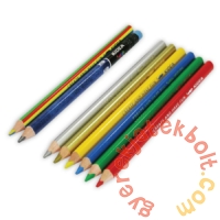 Kidea Jumbo vastag háromszög színes ceruza készlet - 14 db-os