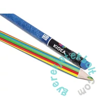 Kidea Jumbo vastag háromszög színes ceruza készlet - 14 db-os