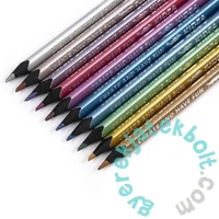 Kidea metál háromszög színes ceruza - 10 db-os