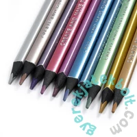 Kidea metál háromszög színes ceruza - 10 db-os