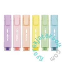 Kidea pasztell szövegkiemelő - 6 db-os