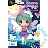 Kidea számfestő füzet - tündér (OMNMAKA)