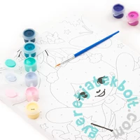 Kidea számfestő füzet - tündér (OMNMAKA)