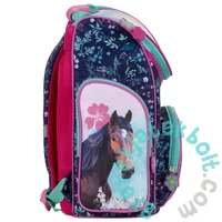 Lovas ergonomikus iskolatáska - I love horses - Trikolor (TEMBKO23)