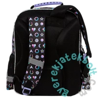 Unikornisos iskolatáska, hátizsák - 2 rekeszes - Born to be a unicorn (PL15BJR15)