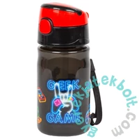 Videójátékos műanyag kulacs 330 ml - Geek game (BC08)