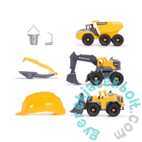 Dickie Volvo építkezés játékszett daruval és munkagépekkel (203724007)