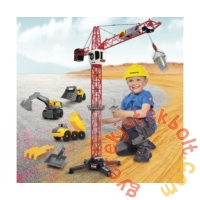 Dickie Volvo építkezés játékszett daruval és munkagépekkel (203724007)