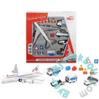 Dickie - Airport játékszett kisautókkal (3743001)