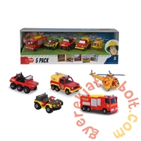 Dickie Sam, a tűzoltó járművek - 5 darabos játékszett (3094002)
