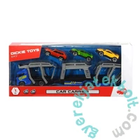 Dickie City Express autószállító kamion - Kék - 28 cm (3745008)