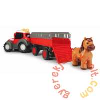 Dickie ABC Massey Ferguson állatszállító traktor lóval (204115002)
