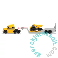 Dickie Construction - Mack kamion Volvo munkagépekkel játékszett