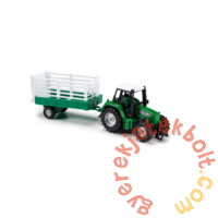 Dickie Farm fém játék traktor pótkocsival - többféle - 18 cm (203733001)