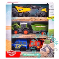 Dickie Micro City Csapatjárművek, 6 db-os (203742016)