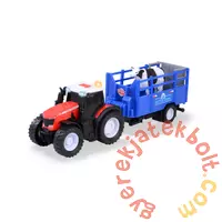 Dickie - Állatszállító traktor - 26 cm 