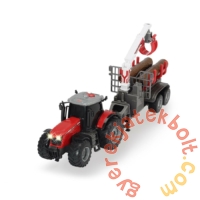 Massey Ferguson 8737 játék rönkszállító traktor