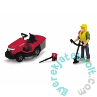 Dickie Playlife - Honda fűnyíró traktor játékszett figurával - 12 cm