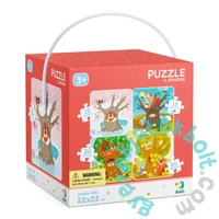 Dodo 4 az 1-ben puzzle (12, 16, 20, 24 db-os) - Évszakok (300125)