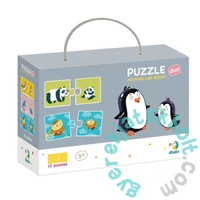 Dodo 2 x 12 db-os Duo puzzle - Mamák és babák (300150)