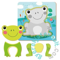 Dodo 5 db-os Keretes Baby puzzle - Béka (300360)
