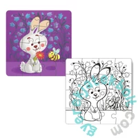 Dodo 16 db-os Színezhető kétoldalas puzzle - Nyuszi (300121)