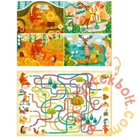 Dodo - Mon puzzle és társas - Állatok és évszakok - 50 db (200110)