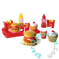 Écoiffier Hamburger szett tálcával (2623)