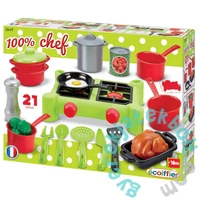 Écoiffier Chef Mini tűzhely 21 db-os játékszett  (2649)