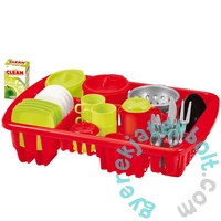 Écoiffier Chef csepegtető tálca edényekkel és mosogatószerrel