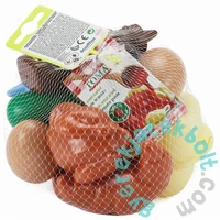 Écoiffier Élelmiszerek játékszett hálóban